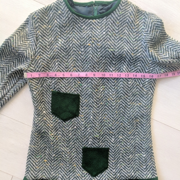 Vintage Handmade Tweed Dress - Picture 4 of 9